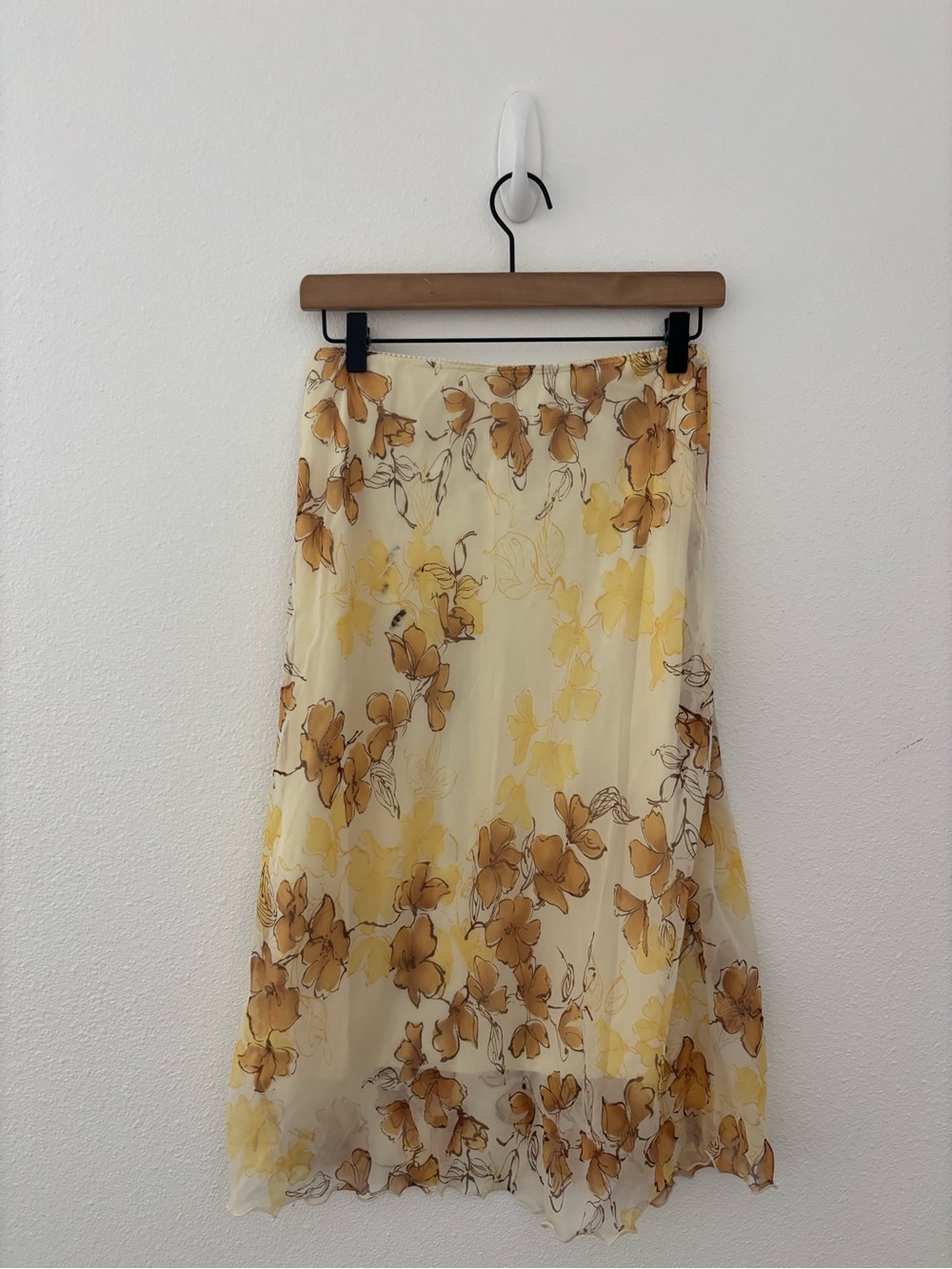 Vintage studio y floral midi skirt - Picture 3 of 3